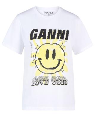 T-shirt à manches courtes en jersey Love Club GANNI