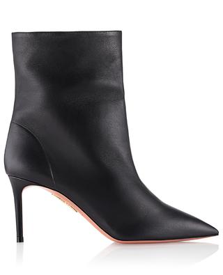 Matignon 75 heeled nappa leather ankle boots AQUAZZURA