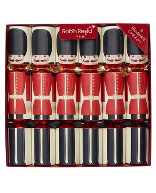 London Guards box of 6 Christmas crackers ROBIN REED