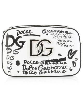 Camera-Tasche aus Leder mit Graffiti-Print 3.5 DOLCE & GABBANA