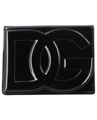DG Logo cros body bag in patent leather DOLCE & GABBANA