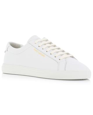 Andy smooth leather low-top lace-up sneakers SAINT LAURENT PARIS