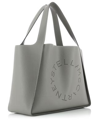 Stella Logo faux grained leather large tote bag STELLA MCCARTNEY