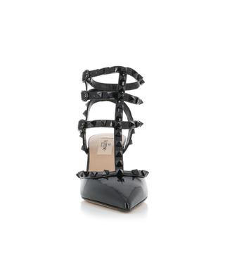 Rockstud Caged 65 patent leather strappy pumps VALENTINO