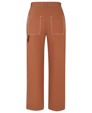 Workwear cropped gabardine trousers STELLA MCCARTNEY