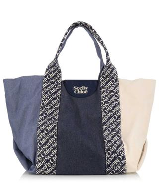 Laetizia recycled fabric patchwork tote bag SEE BY CHLOE