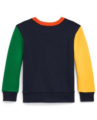 Colour block boy's crewneck sweatshirt POLO RALPH LAUREN