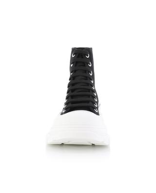 Tread Slick canvas lace-up ankle boots ALEXANDER MC QUEEN