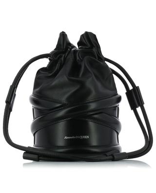 The Soft Curve nappa and calf leather bucket bag ALEXANDER MC QUEEN