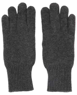 Cashmere knit gloves with suede palm BRUNELLO CUCINELLI