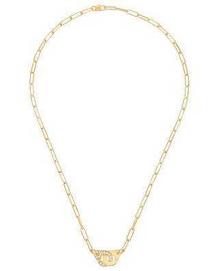 Menottes R10 yellow gold and diamond necklace DINH VAN