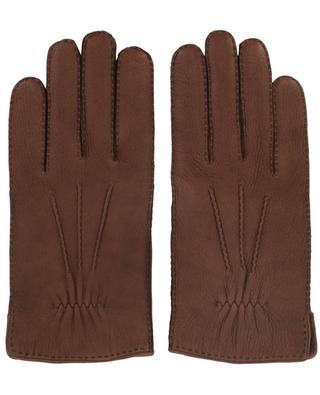 Suede and cashmere gloves PIERO RESTELLI