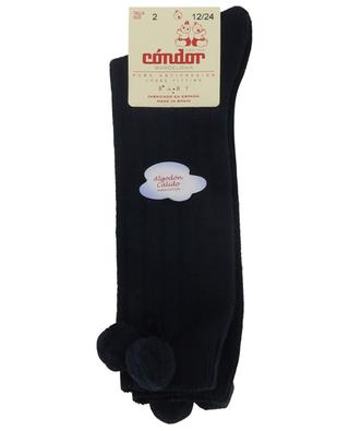 Mädchen-Socken mit Bommel CONDOR