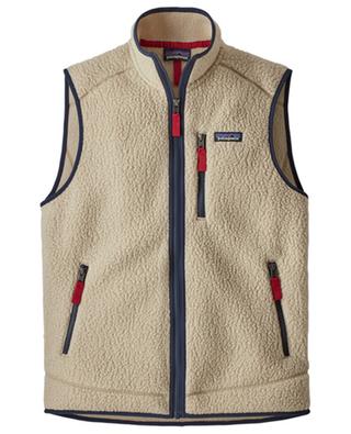 Retro Pile zip-up teddy fleece vest PATAGONIA