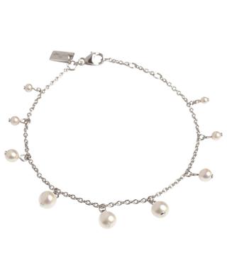Akoya pearl adorned silver bracelet AVINAS