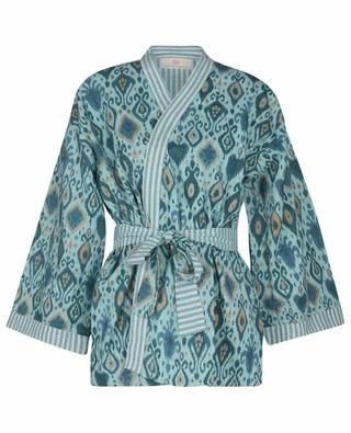 Laminé cotton kimono CAROLINE DE BENOIST