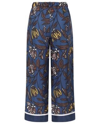 Timep floral wide-leg silk trousers 'S MAXMARA