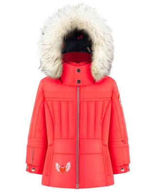 Hooded children's ski jacket POIVRE BLANC