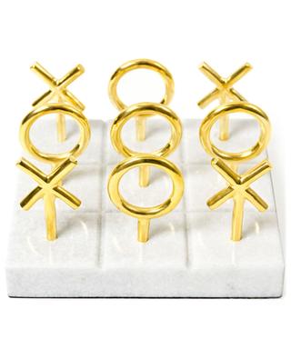 Marble and brass Tic-Tac-Toe set JONATHAN ADLER