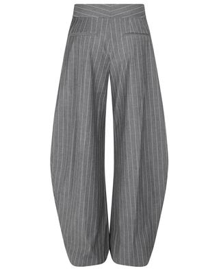 Gary wide-leg high-rise pinstripe trousers THE ATTICO
