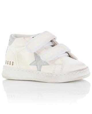 June baby sneakers in leather with Velcro straps GOLDEN GOOSE