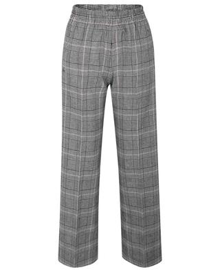 Brittany wide-leg glen check trousers GOLDEN GOOSE