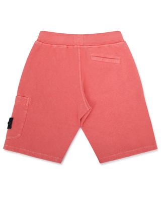 Geflammte Jungen-Sweat-Bermudashorts 60541 Garment Dyed STONE ISLAND JUNIOR
