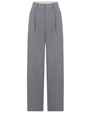 Restructured wide-leg high-rise tailored trousers MM6