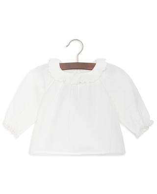 Dolci cotton baby long-sleeved blouse BONPOINT