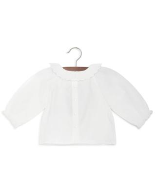 Dolci cotton baby long-sleeved blouse BONPOINT