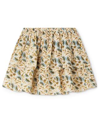 Belle short pleated cotton girl's skirt BONPOINT