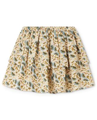 Belle short pleated cotton girl's skirt BONPOINT
