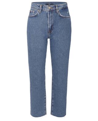 Logan Stovepipe cropped straight leg jeans 7 FOR ALL MANKIND