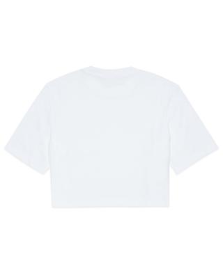 T-shirt raccourci fille orné d'un logo en sequins MARNI
