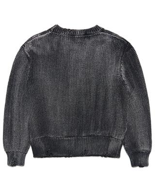 Pullover mit Rundhalsausschnitt aus Baumwollmischung für Jungen MM6 MM6 MAISON MARGIELA