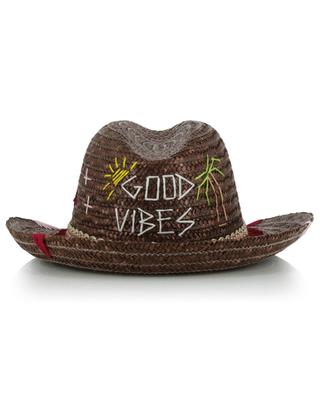 Good Vibes straw hat THE HAT GANG