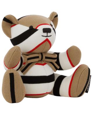 Teddybär aus Wolle Thomas Bear Icon Stripe BURBERRY