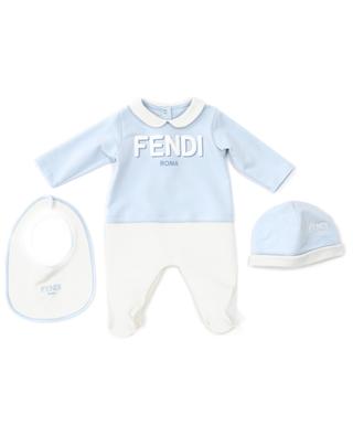 Fendi Roma baby set in stretch jersey FENDI