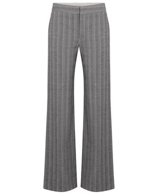 Scarly pinstripe linen blend flared trousers ISABEL MARANT