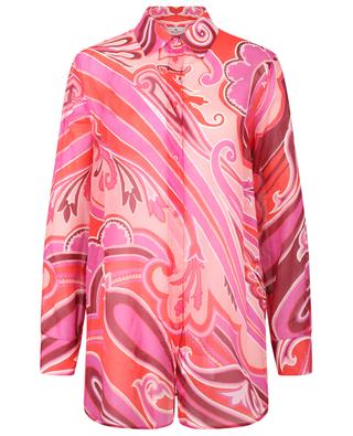Archival Paisley silk and cotton voile relaxed shirt ETRO