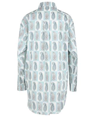 Oversize-Hemd mit Print Paisley Checkerboard ETRO