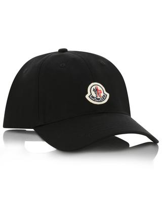Rooster patch adorned gabardine baseball cap MONCLER