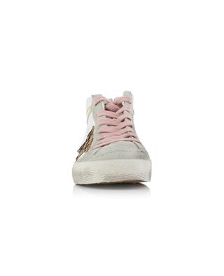 Mid-Star high-top distressed leather sneakers GOLDEN GOOSE