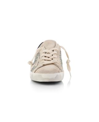 Super-Star low-top suede and glitter sneakers GOLDEN GOOSE