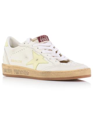 Ball Star Dream Forward distressed grained leather low-top sneakers GOLDEN GOOSE