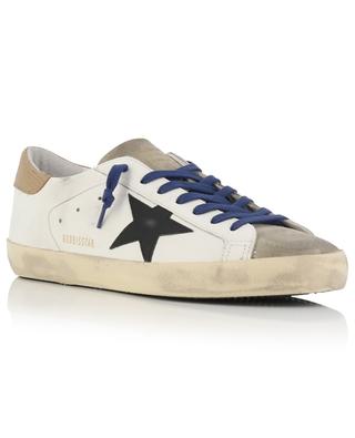 Super-Star Classic leather and suede sneakers with lizard detail GOLDEN GOOSE