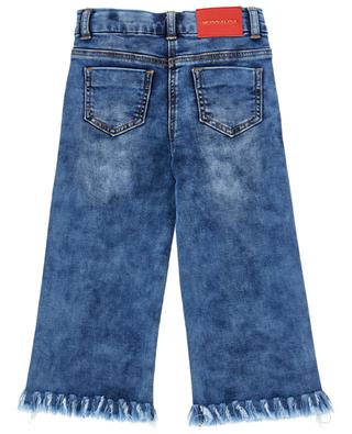 Cherry embroidered girl's jeans MONNALISA