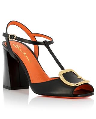 Leather high-heeled sandals SANTONI