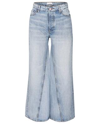 Jozey Light Blue Vintage twisted wide-leg jeans GANNI