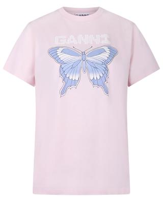 Lässiges T-Shirt Ganni Butterfly GANNI